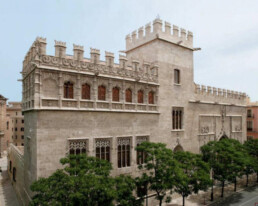 arquitectura gótica en Valencia Lonja de la Seda
