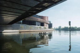 Centro de arte contemporáneo Large Île Seguin RCR arquitectes acero corten aluminio anodizado