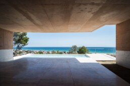 Álvaro Siza Vieira Casa Colien estudio Aresta a+u litoral mediterráneo hormigón rosa