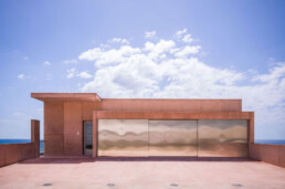 Álvaro Siza Vieira Casa Colien estudio Aresta a+u litoral mediterráneo hormigón rosa
