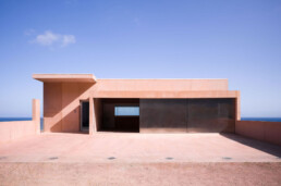 Álvaro Siza Vieira Casa Colien estudio Aresta a+u litoral mediterráneo hormigón rosa