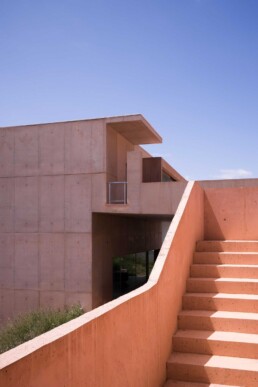 Álvaro Siza Vieira Casa Colien estudio Aresta a+u litoral mediterráneo hormigón rosa