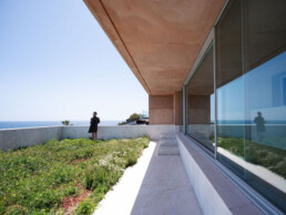 Álvaro Siza Vieira Casa Colien estudio Aresta a+u litoral mediterráneo hormigón rosa