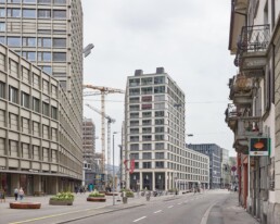 Europaallee Baufeld E Caruso St John Architects Zurich Switzerland Urban Block Stone Facade Mixed-Use Architecture Contemporary Classicism