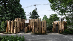 kengo kuma parque nabeshima madera cedro arquitectura Tokyio Toilet desing Baños aseos Públicos Tokio