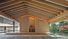 kengo kuma templo zuishoji arquitectura budista minato estructura madera