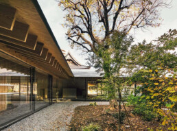 kengo kuma templo zuishoji arquitectura budista minato estructura madera