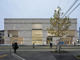 Kunsthaus Zürich Extension David Chipperfield Architects Zurich Switzerland Museum Architecture Stone Facade Monolithic Architecture Urban Integration