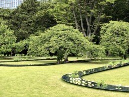 pabellón suimei kazuyo sejima shinjuku gyoen arquitectura efímera
