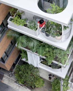 ryue nishizawa jardín casa solar compacto japón arquitectura vivienda oficinas