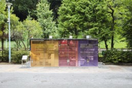 shigeru ban parque yoyogi Fukamachi vidrio inteligente tintado Tokyio Toilet desing Baños aseos Públicos Tokio