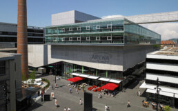 Sihlcity Theo Hotz Zurich Switzerland Mixed-Use Architecture Industrial Heritage Urban Regeneration Public Space