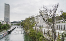 Tanzhaus Zürich Barozzi Veiga Zurich Switzerland Cultural Architecture Concrete Arches Riverside Architecture Structural Expression