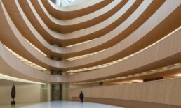 Universitätsbibliothek Recht Santiago Calatrava Zurich Switzerland Library Architecture Natural Light Interior Courtyard Organic Structure