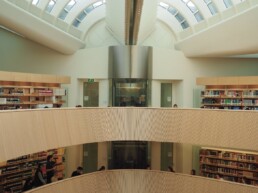 Universitätsbibliothek Recht Santiago Calatrava Zurich Switzerland Library Architecture Natural Light Interior Courtyard Organic Structure