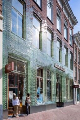 mvrdv hermès amsterdam brick glass integration urban design projects architecture studio luxury architecture