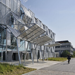 dominique perrault edificio de mecánica projects architecture industrial modules steel