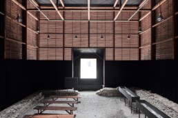 peter zumthor chur roman ruins wooden museum ruinas romanas