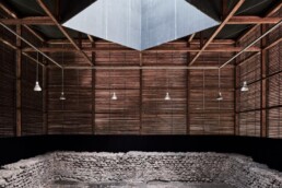 peter zumthor chur roman ruins wooden museum ruinas romanas